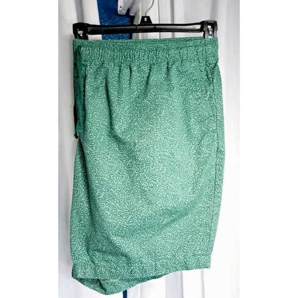 Free Assembly Men's Elastic Waist Shorts 3XL Green Tropical Drawstring  Bermuda - Picture 3 of 9
